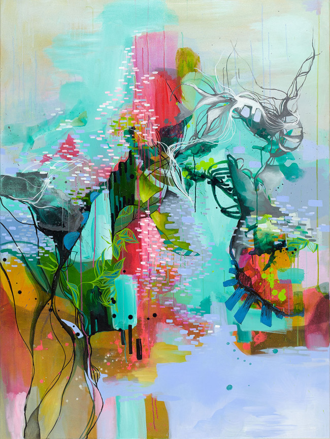 Waterbased 160x120cm acrylic,ink on canvas_Julia Benz 2015 low res